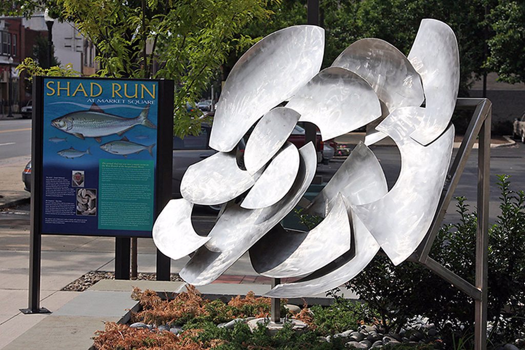 Shad Run Sculpture Shad Run Sculpture