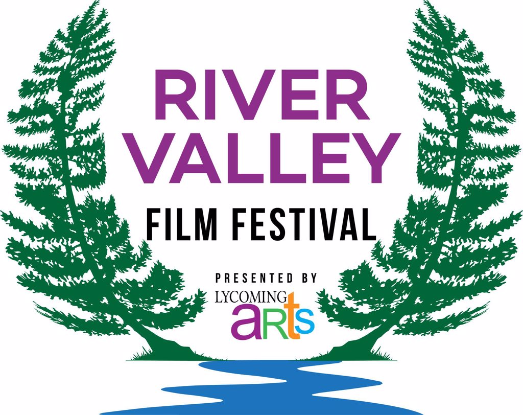 Official Logo for the River Valley Film Festival, Presented by the Lycoming Arts Film Office