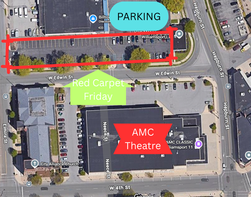 Red Carpet Friday Map