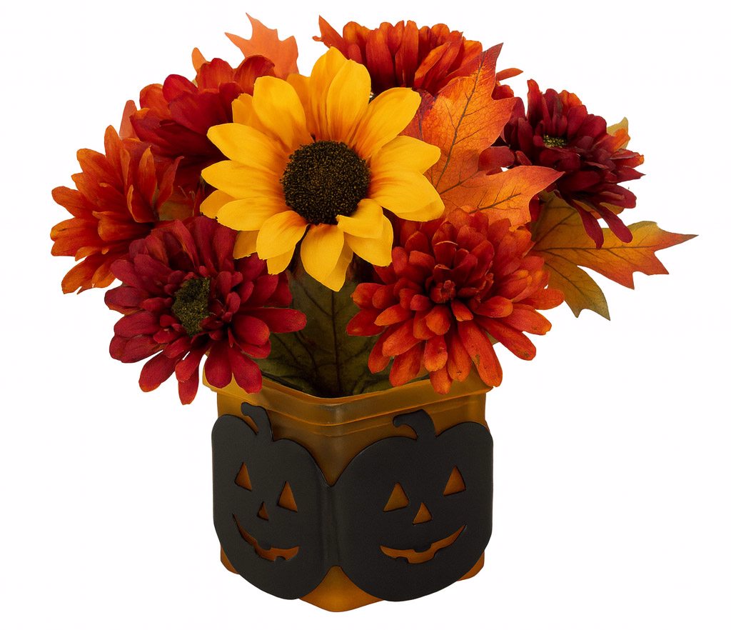 Halloween Flower Art