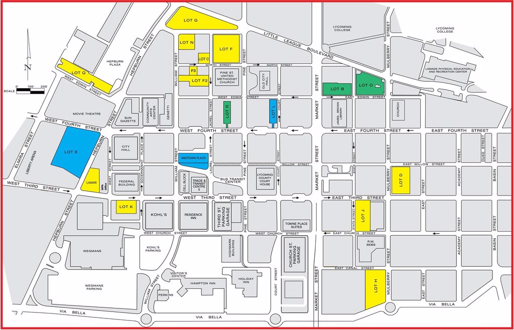 Parking for Williamsport First Friday